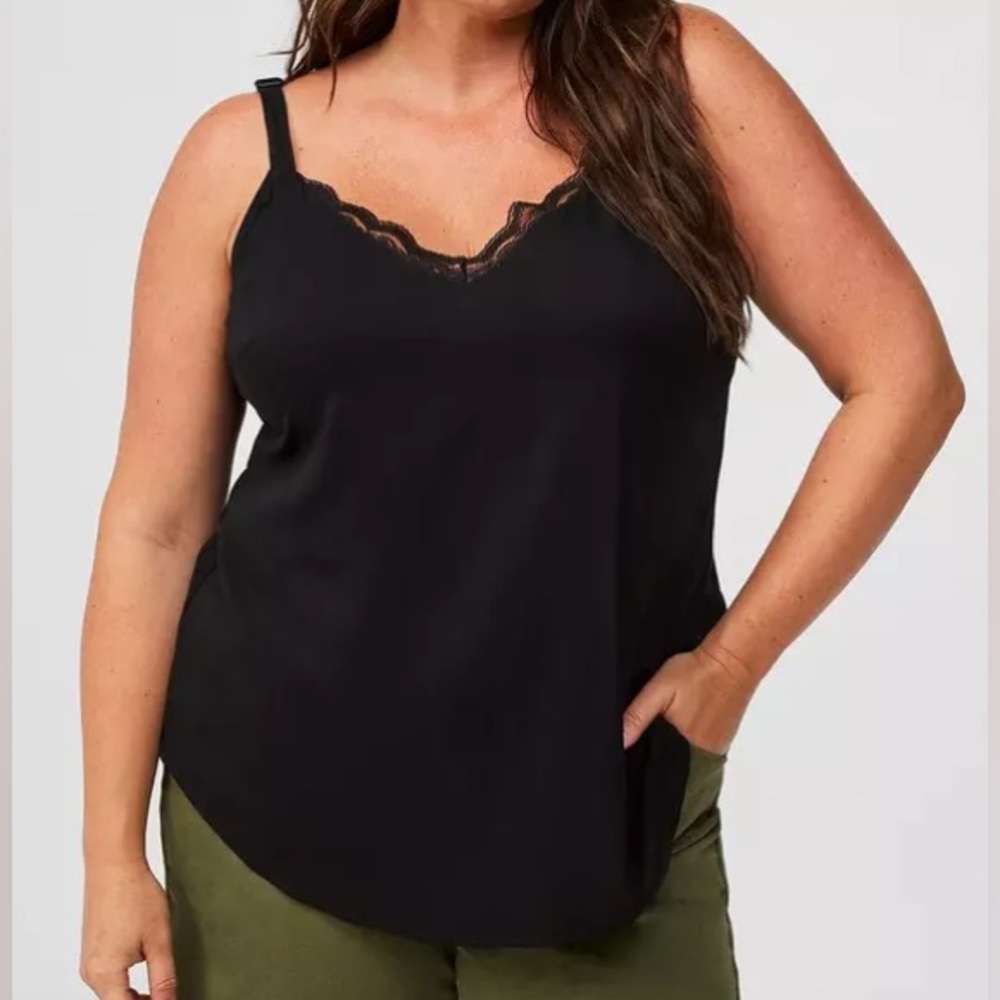 Ava Challis Lace Trim Cami